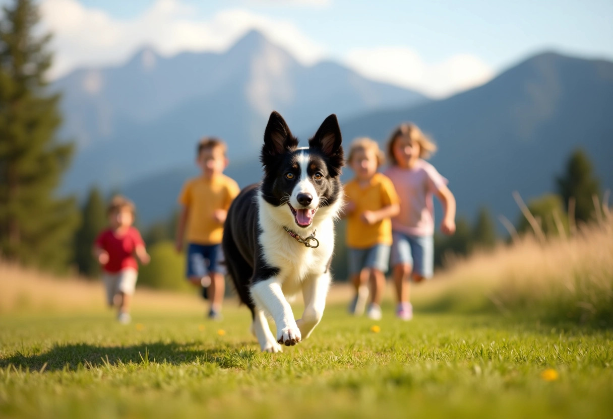 border collie croisé berger australien