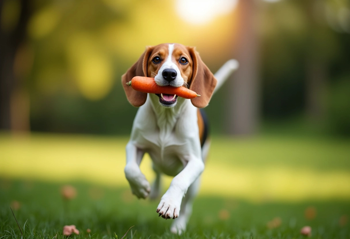 alimentation beagle-harrier